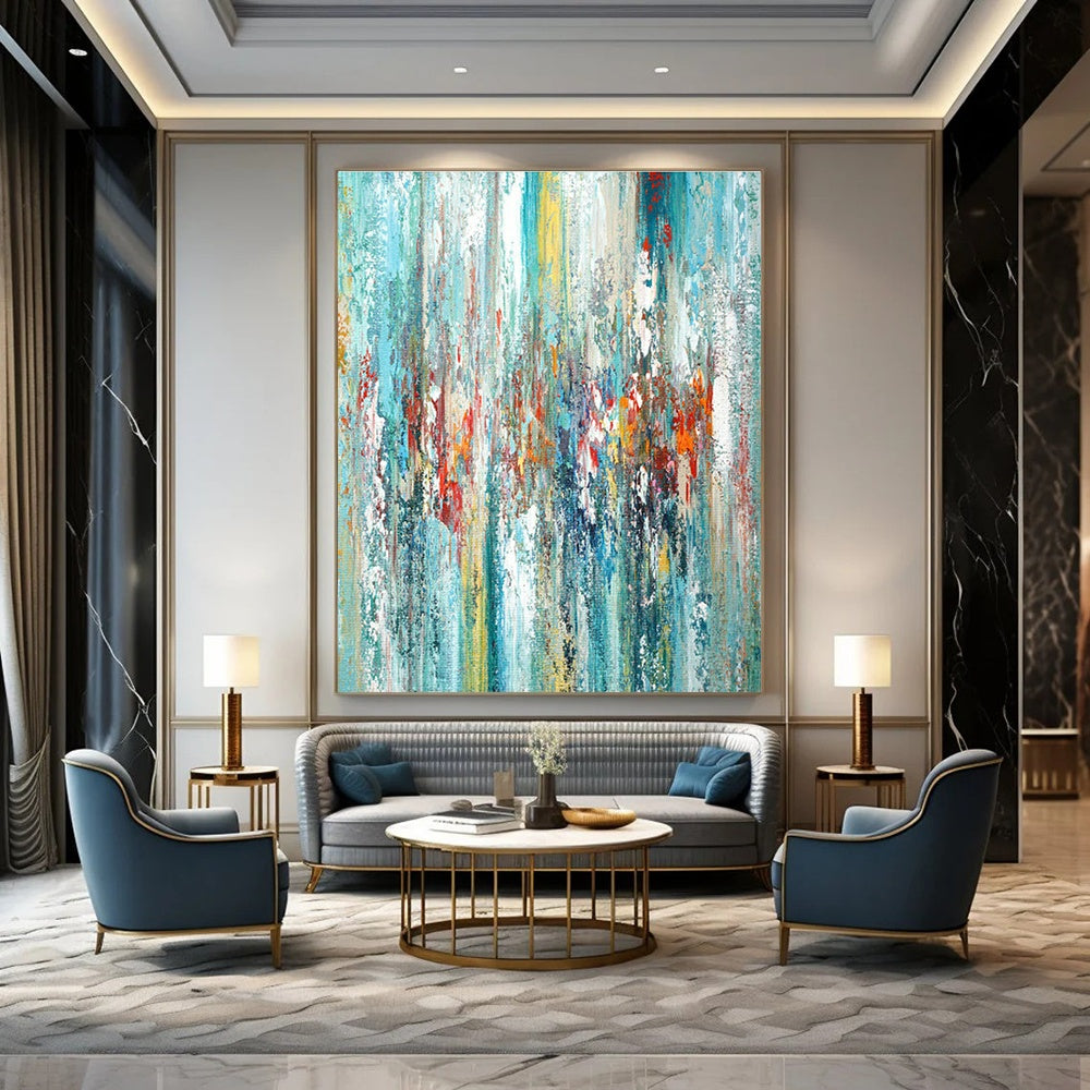 Enormous - Scale Custom Abstract Art for Office Creativity DLZ0441