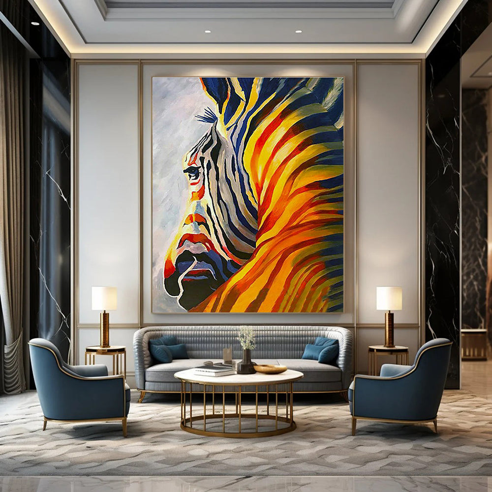 Vast Custom - Conceptualized Hand Painted Abstract Wall Decor for Entryway & Hallway DLZ2128