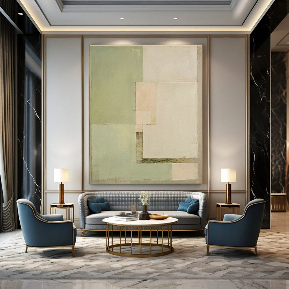Massive Custom Abstract Paintings for Bedroom Dressing Rooms with Islands & Office Server Rooms DLZ0601