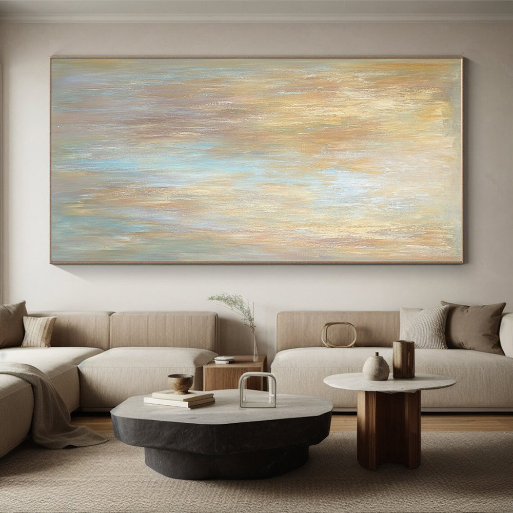 Soft Color Gradient Abstract Painting with Gentle Hues GER764