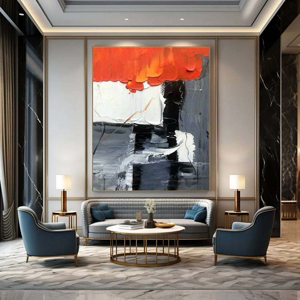 Colossal Customizable Abstract Wall Hanging for Office & Entryway DLZ1065