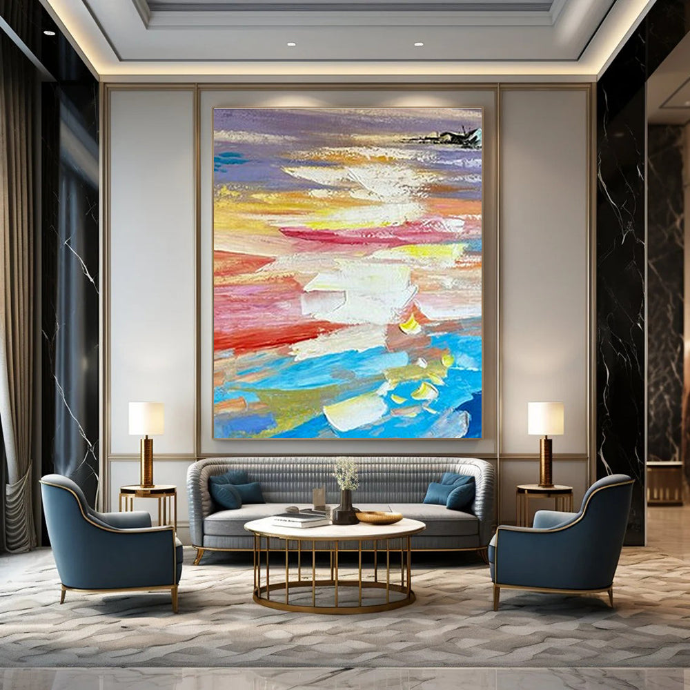 Hand-Crafted Abstract Decor for Bedroom and Cottage Office DLZ1601