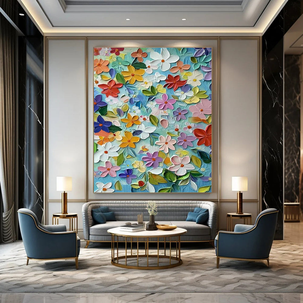 Immense Custom-Built Hand Painted Abstract Art for Living Room & Bedroom DLZ2251