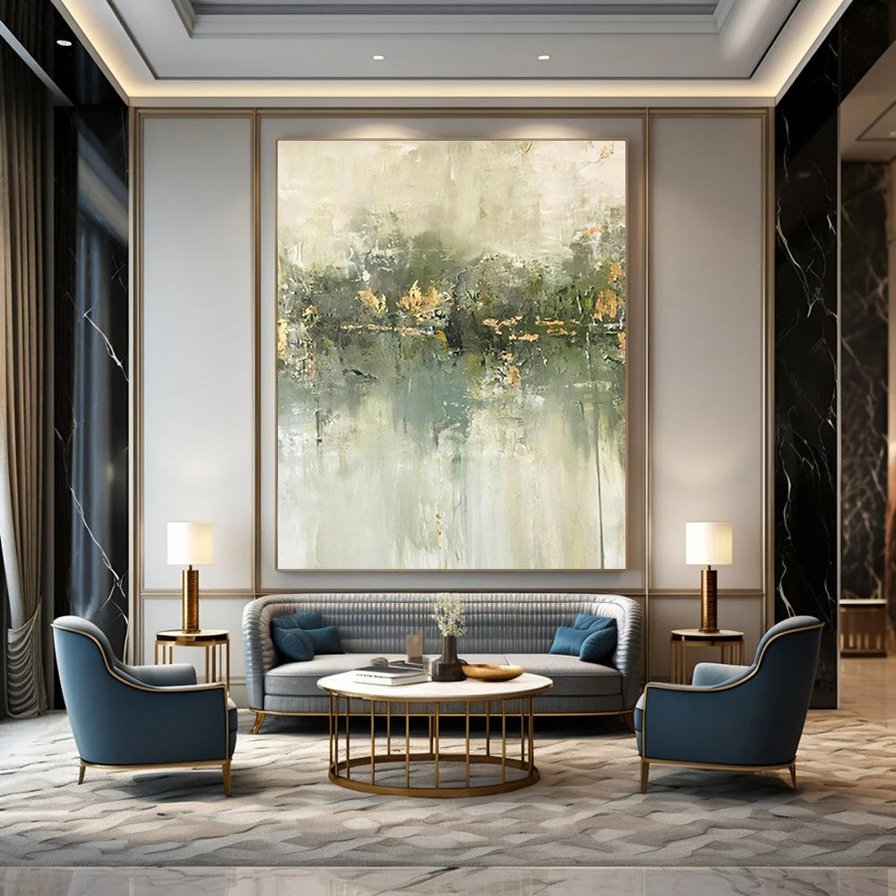 Massive Custom Abstract Paintings for Dining Room & Office Break Rooms DLZ0660