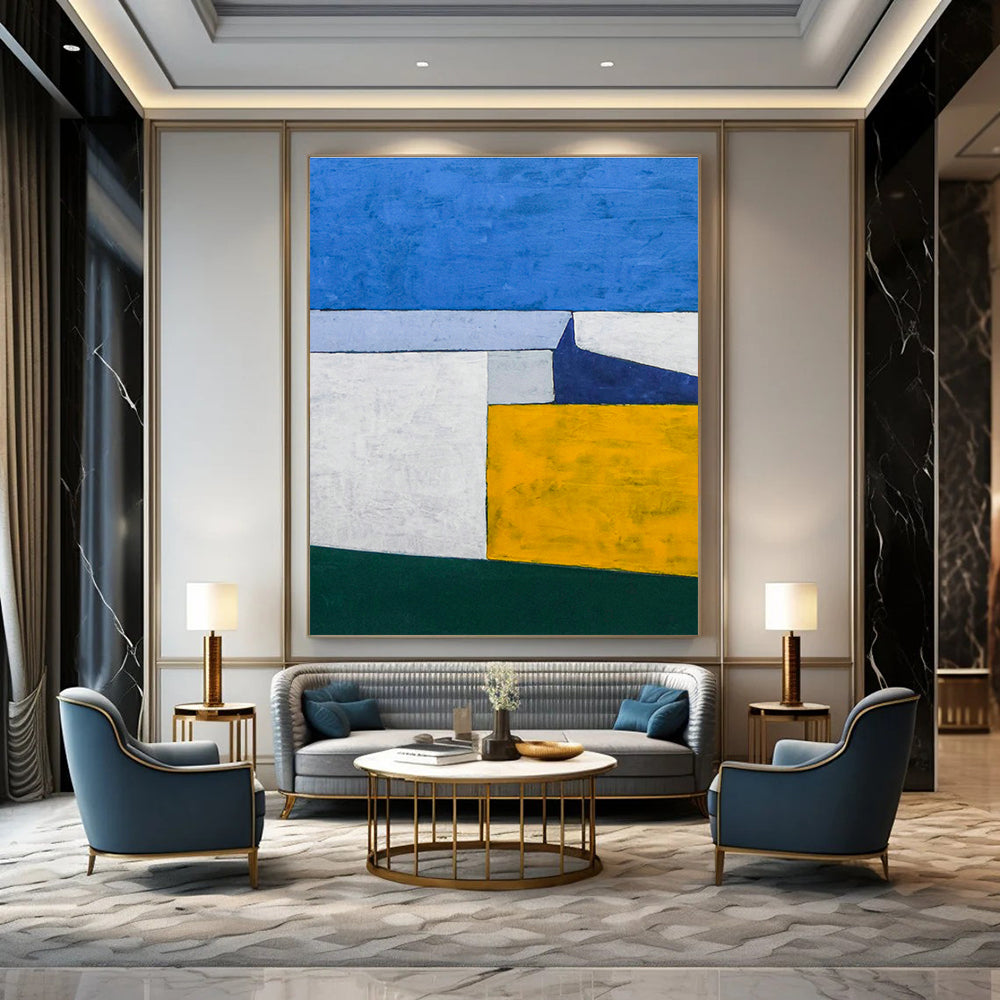 Gargantuan Custom Abstract Painting for Bedroom & Living Room DLZ1102