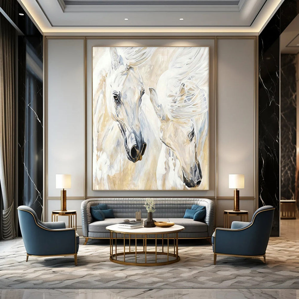 Handmade Abstract Masterpiece for Cottage Office & Living Room DLZ2341