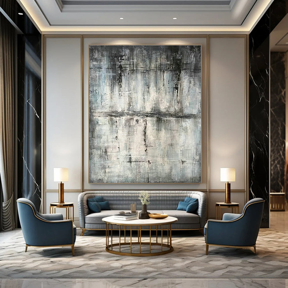 Titanic, Temperature - Sensitive Custom Hand - Painted Abstracts for Dining Room Adaptability DLZ0474