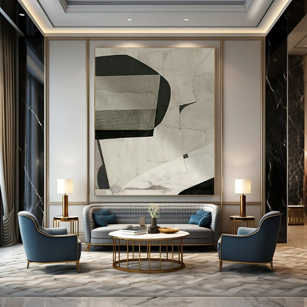 Oversized Abstract Murals for Office Training Room Chalkboards & Bedroom Vanity Tabletops DLZ0880
