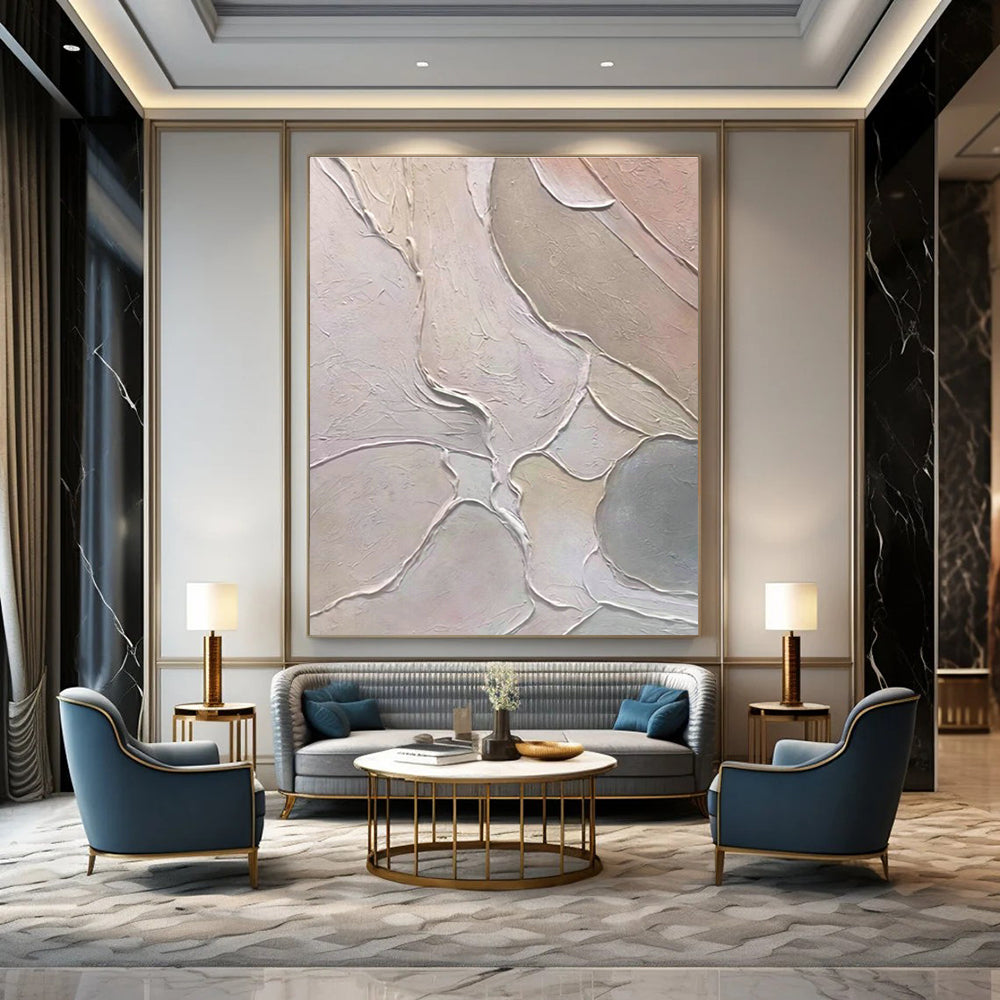 Colossal - Sized Custom Abstract Paintings for Entryway Coat Closets & Office Print Rooms DLZ0621