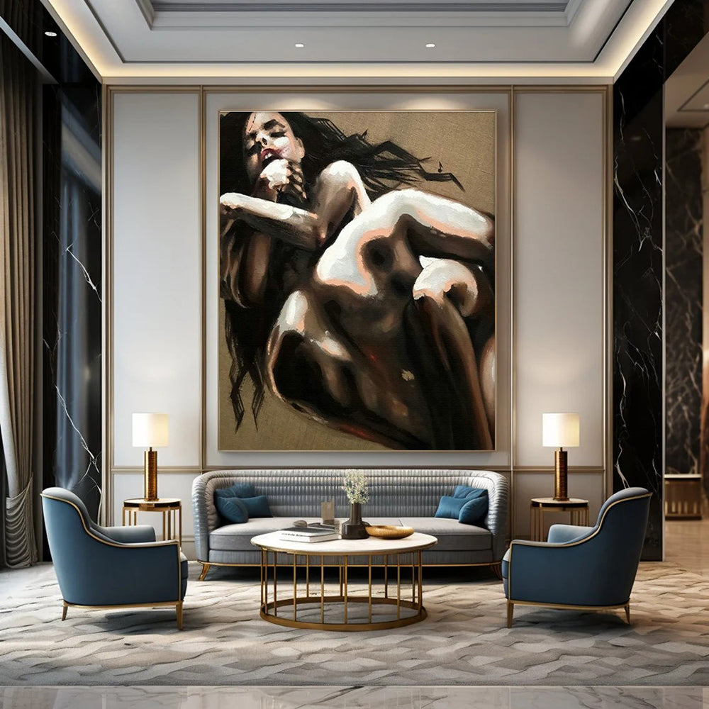 Handmade Abstract Wall Decor for Cottage Living Room & Hallway DLZ2331