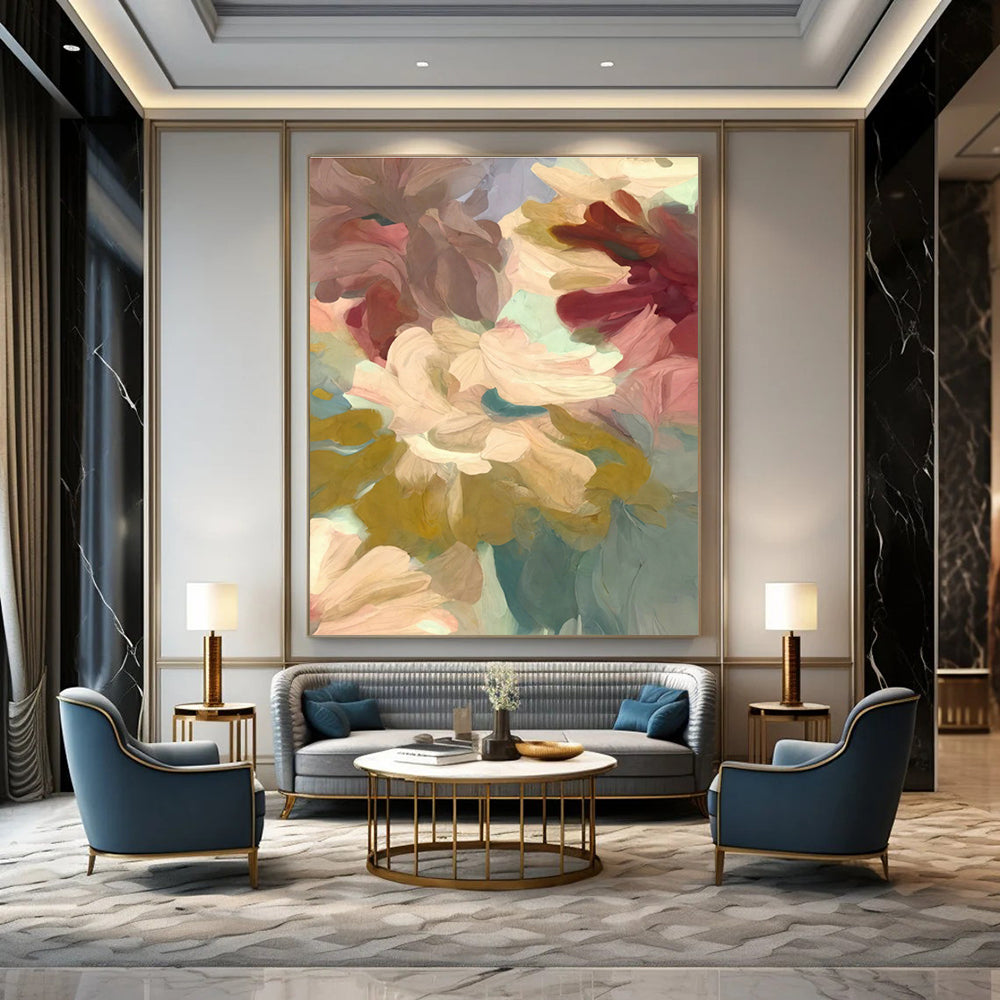 Handmade Large Abstract Painting for Office & Living Room DLZ1360