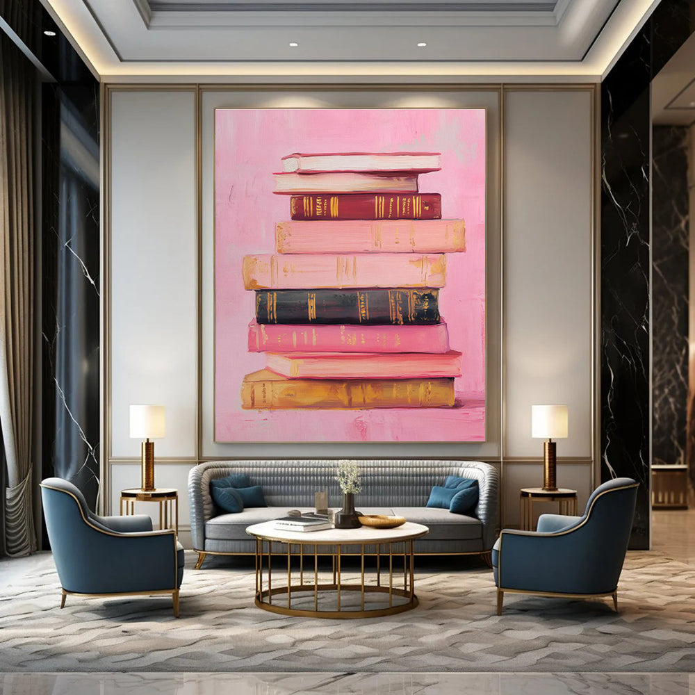 Oversized Hand - Painted Abstract Canvases for Office & Bedroom DLZ0657