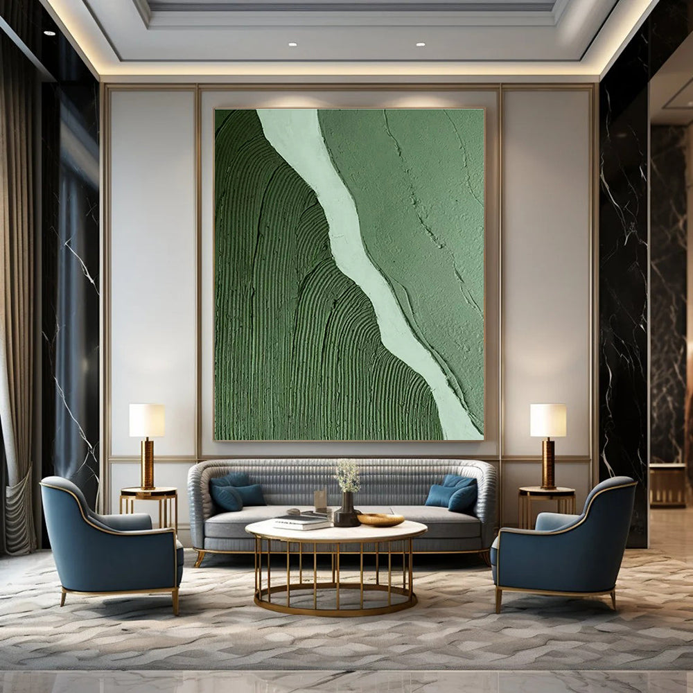 Original Handmade Abstract Painting for Dining Room and Entryway DLZ1495