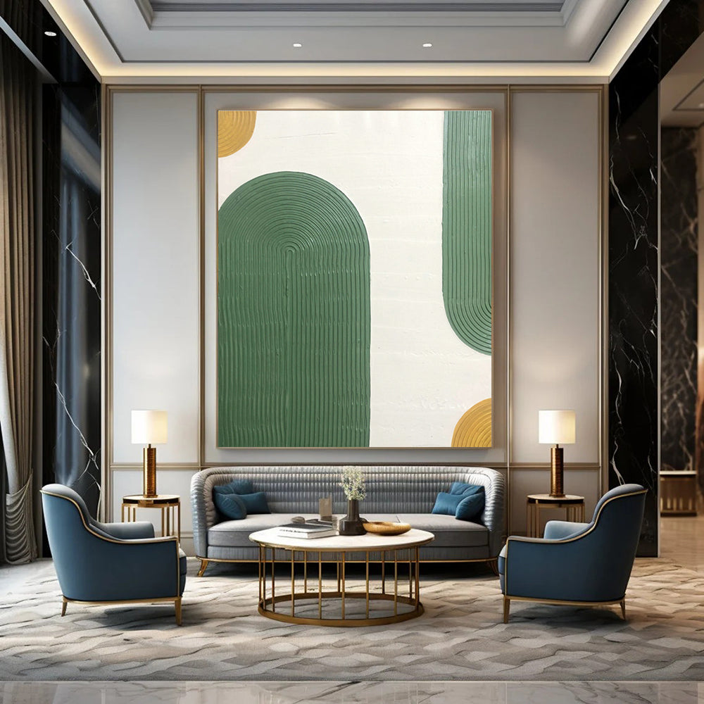 Large Hand-Painted Abstract Artwork for Living Room & Hallway DLZ1177