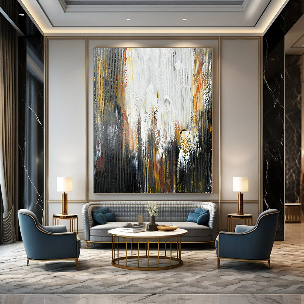 Immense - Proportioned Tailored Abstract Mural for Office & Bedroom DLZ1236