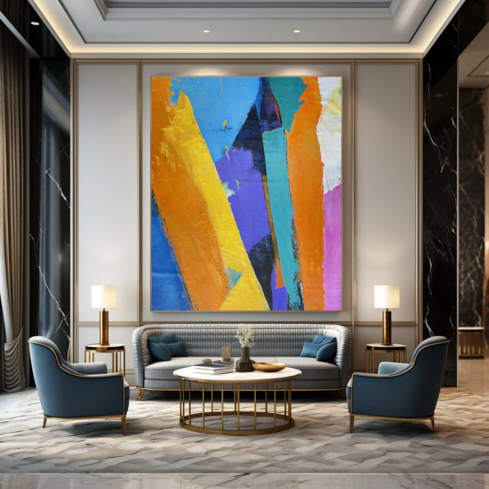 Handmade Large Abstract Wall Decor for Entryway & Dining Room DLZ1350