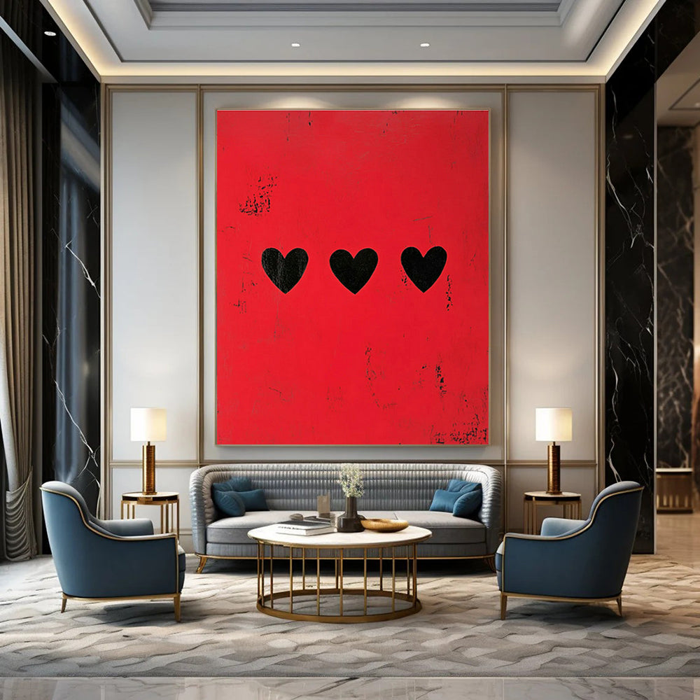 Expansive - Length Custom Abstract Panels for Hallway Drama DLZ0428