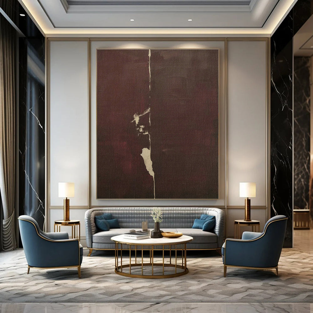 Oversized Custom Abstract Mural for Bedroom & Living Room DLZ1156