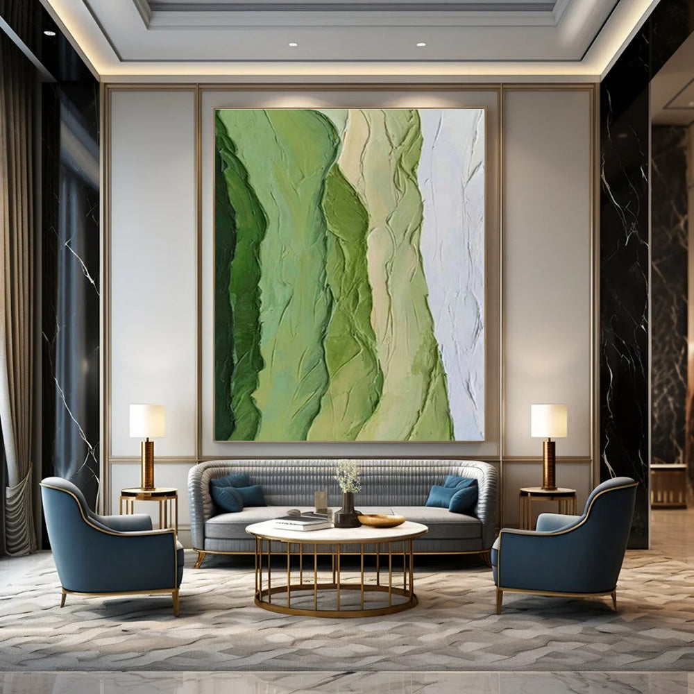Customizable Handmade Abstract Wall Art for Dining Room and Hallway DLZ1479