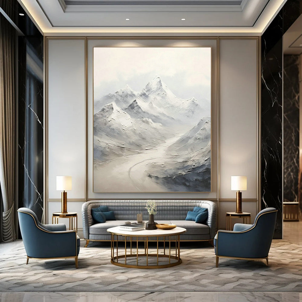 Vastly Oversized Bespoke Abstract Wall Hanging for Office & Dining Room DLZ1271
