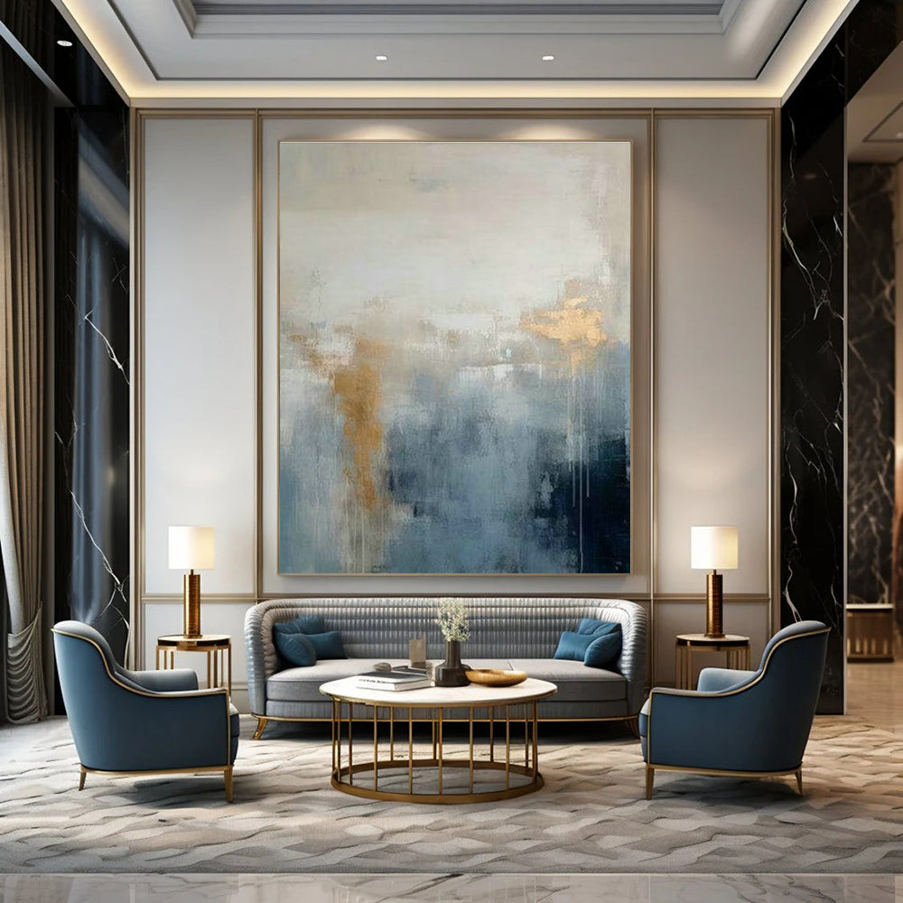 Extra - Long Custom Abstract Murals for Hallway Transformations DLZ0384