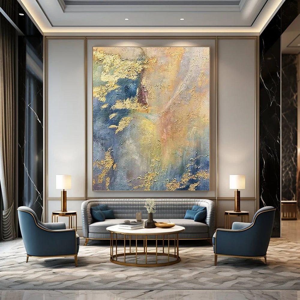 Oversized Abstract Murals for Office Training Room Bulletin Boards & Bedroom Vanity Mirror Backings DLZ0909