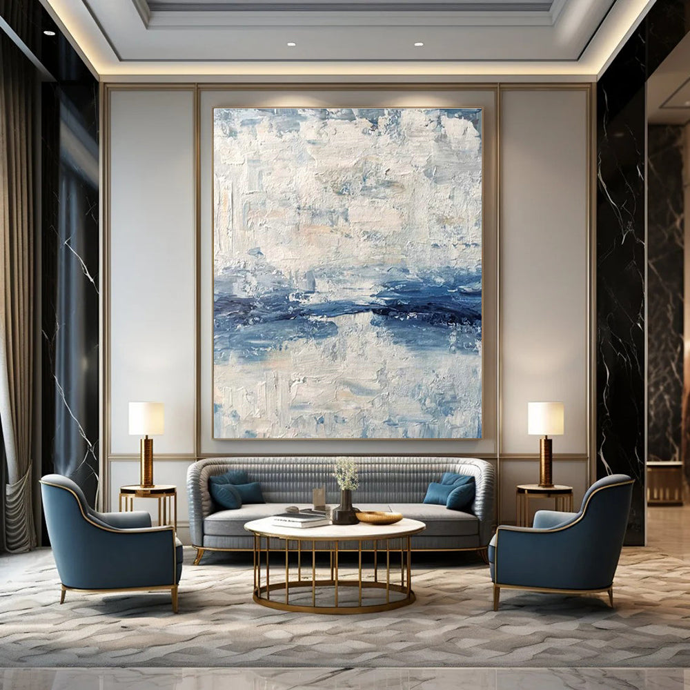 Vast Custom-Formulated Hand Painted Abstract Wall Art for Dining Room & Entryway DLZ2247