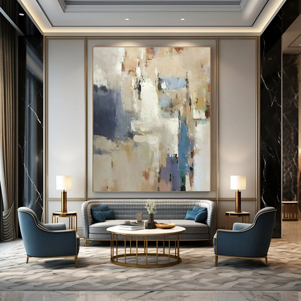 Extra - Vast - Max, Solar - Charged LED - Illuminated Custom Abstract Murals for Hallway Glamour DLZ0501
