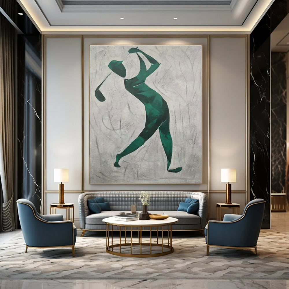 Custom Hand-Painted Abstract Painting for Cottage Living Room Candle Holder Tray Wall & Bedroom Incense Stick Holder Niche DLZ1784