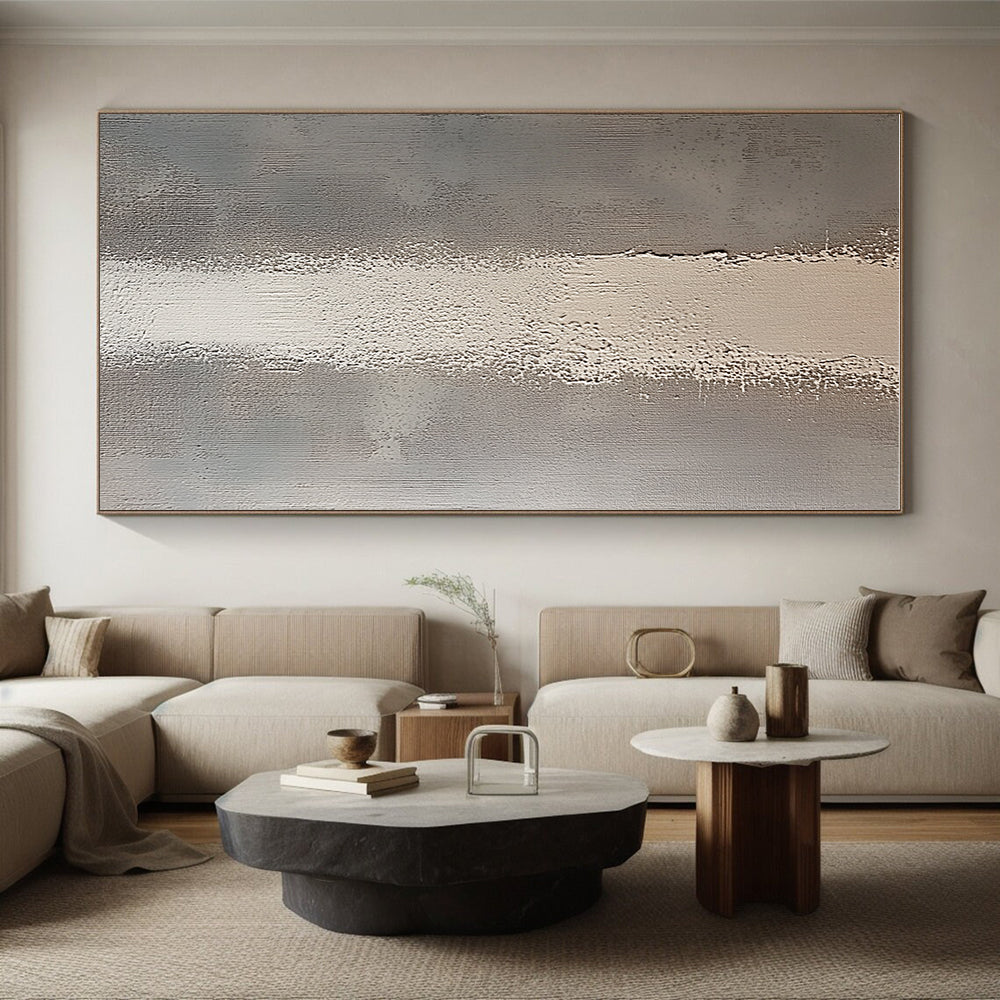Subtle Textured Gray Abstract with Vertical Patterns GER294