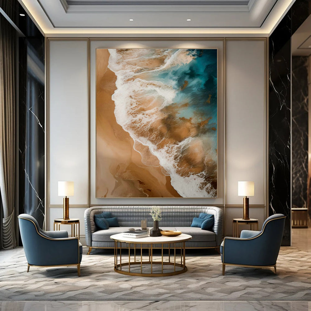 Hand-Crafted Abstract Wall Decor for Cottage Living Room & Office DLZ1646