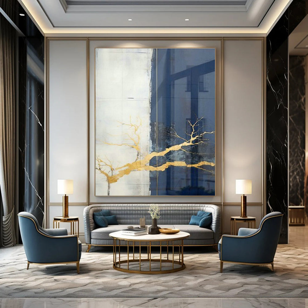 Large Customizable Handmade Abstract Wall Decor for Living Room Console Table Back Wall and Bedroom Dresser Mirror Wall DLZ1948