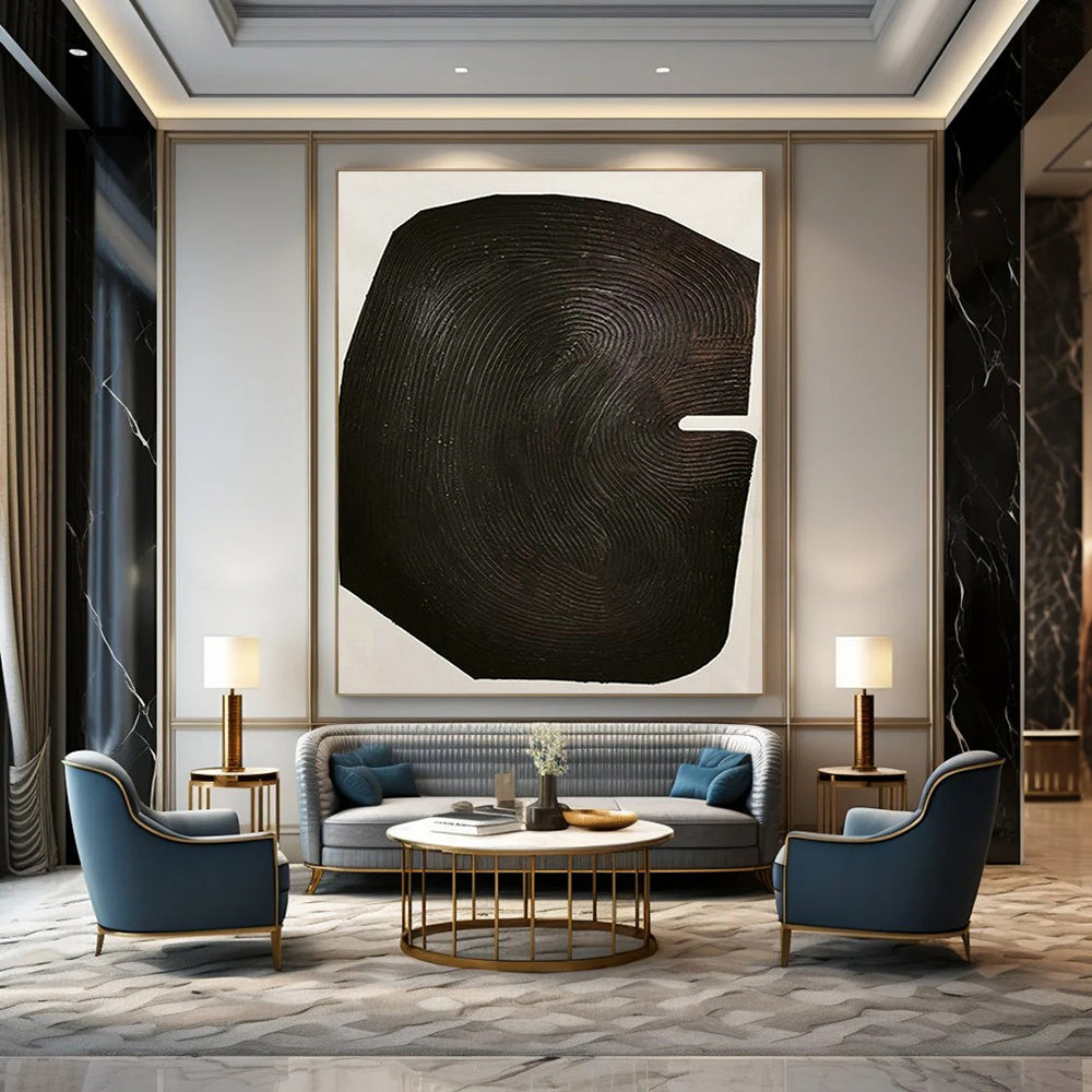 Massive Customizable Hand-Painted Abstract Wall Hanging for Office & Dining Room DLZ1059