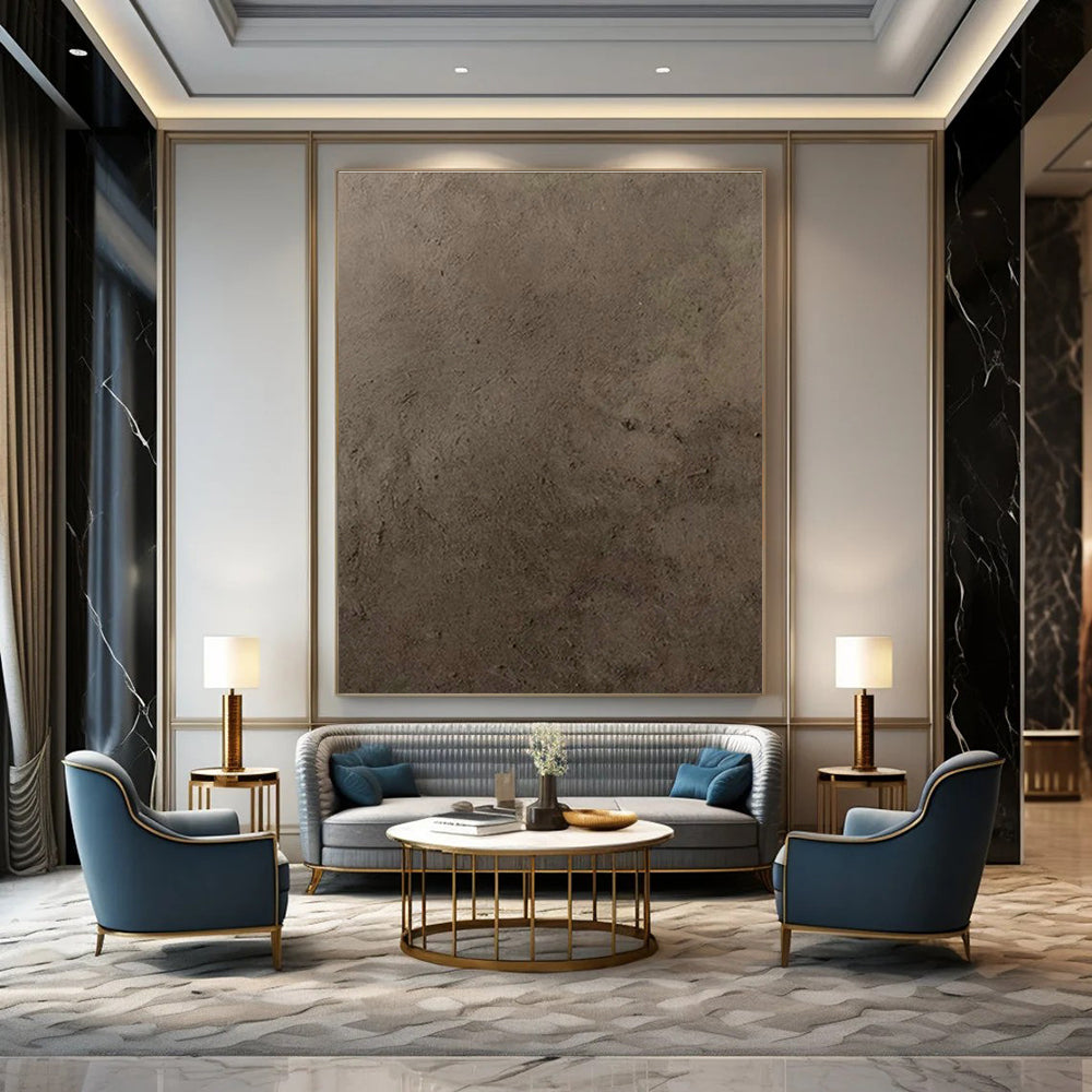 Hand - Crafted Oversized Abstract Painting for Bedroom & Cottage Living Room DLZ1123