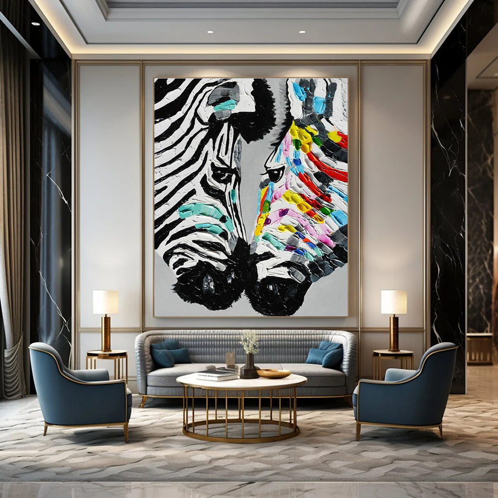 Gargantuan Custom-Tailored Hand Painted Abstract Art for Bedroom & Entryway DLZ2245