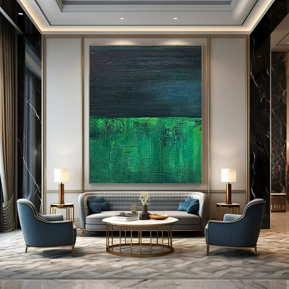 Extra-Large Hand-Crafted Abstract Art for Office & Cottage Hallway DLZ1208