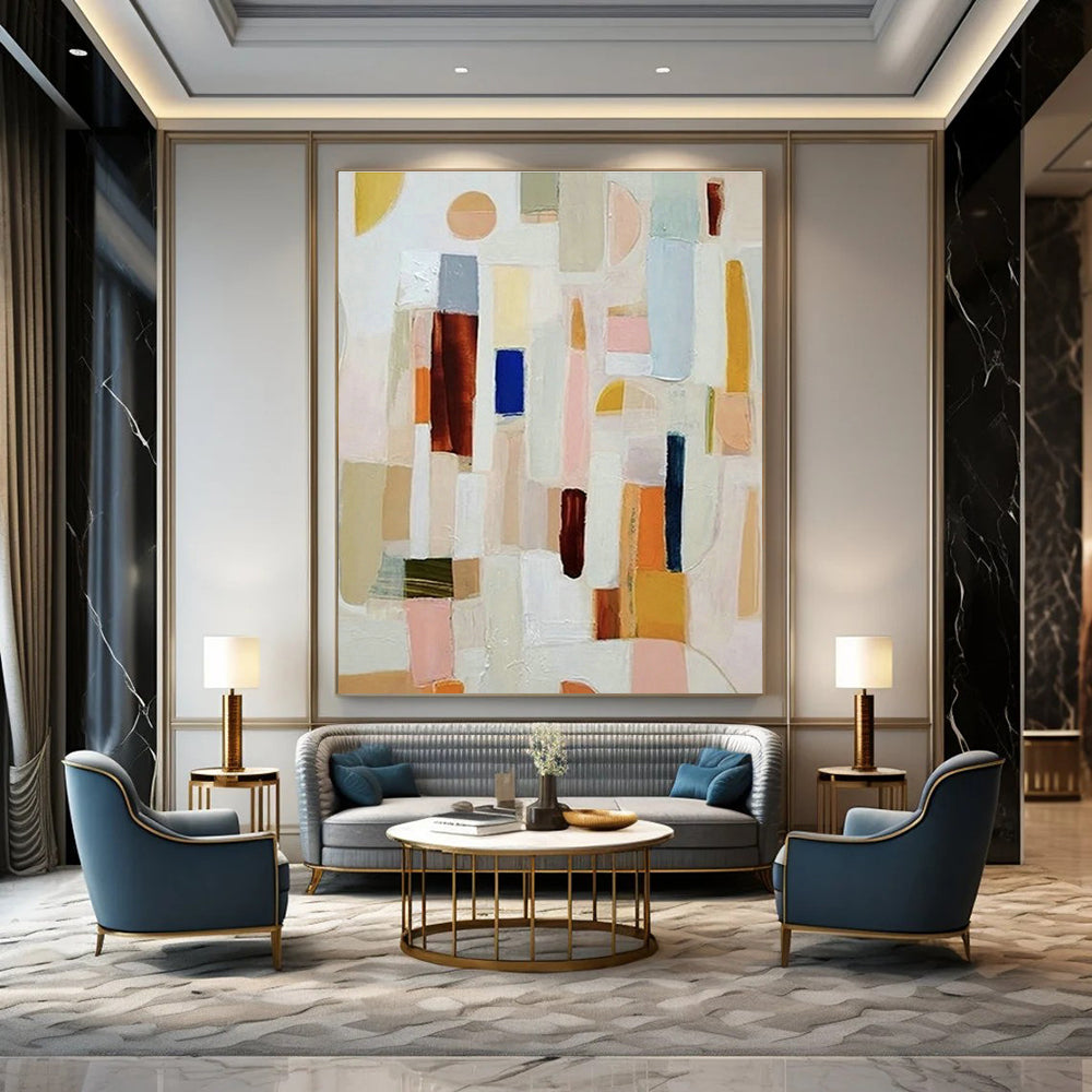 Gargantuan - Scale Custom - Made Abstract Wall Hanging for Living Room & Hallway DLZ1076