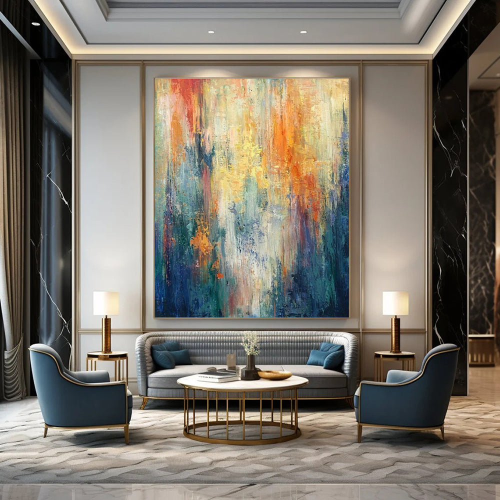 Abstract Hand - Painted Art for Entryway and Hallway DLZ0632
