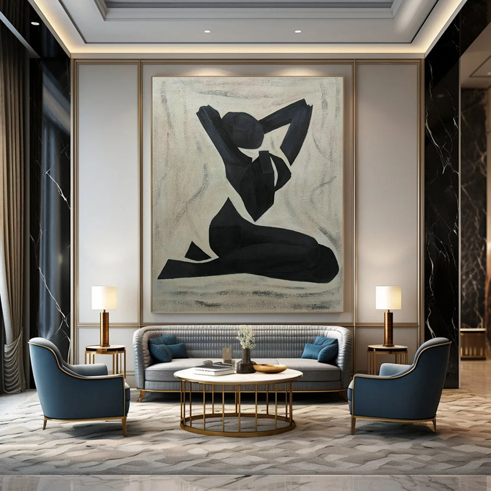 Gargantuan Custom - Fit Abstract Painting for Office & Entryway DLZ2265