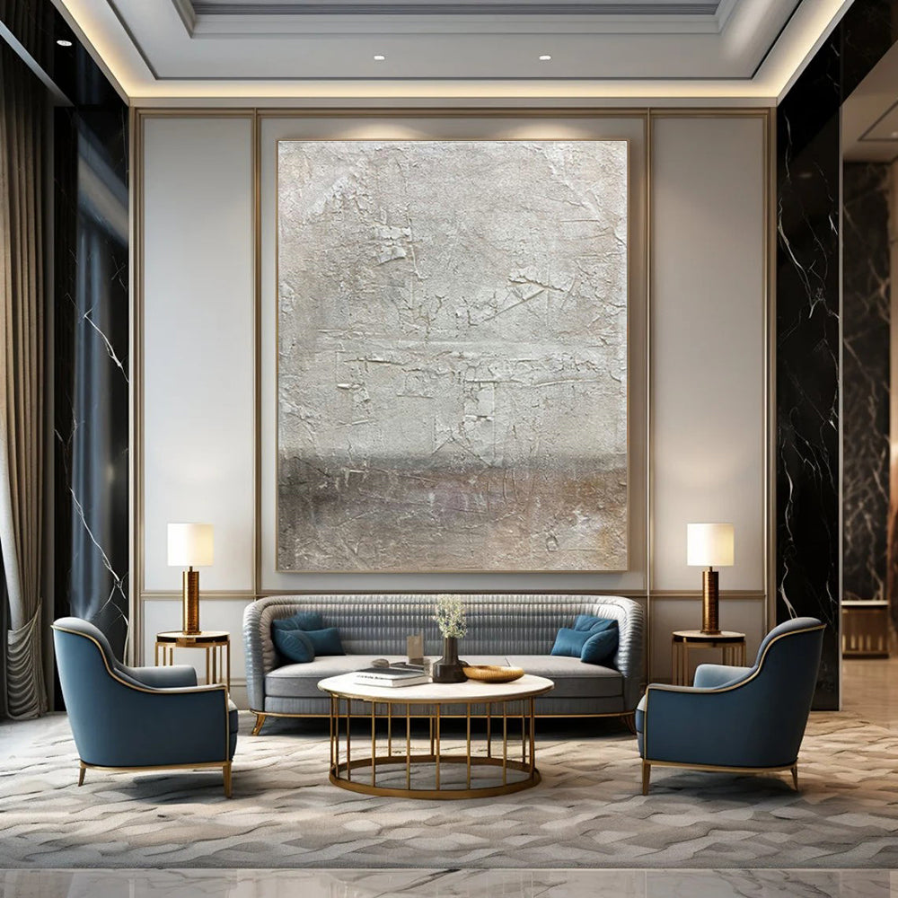 Gigantic Custom-Fit Handmade Abstract Painting for Dining Room & Hallway DLZ2191
