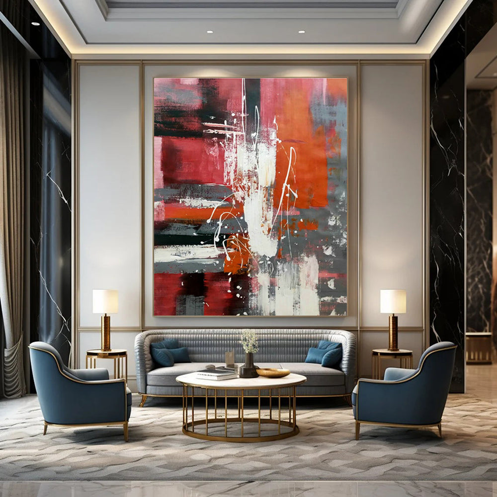 Super - Immense, Smart - Fabric - Embedded Custom Abstracts for Dining Room Elegance DLZ0492