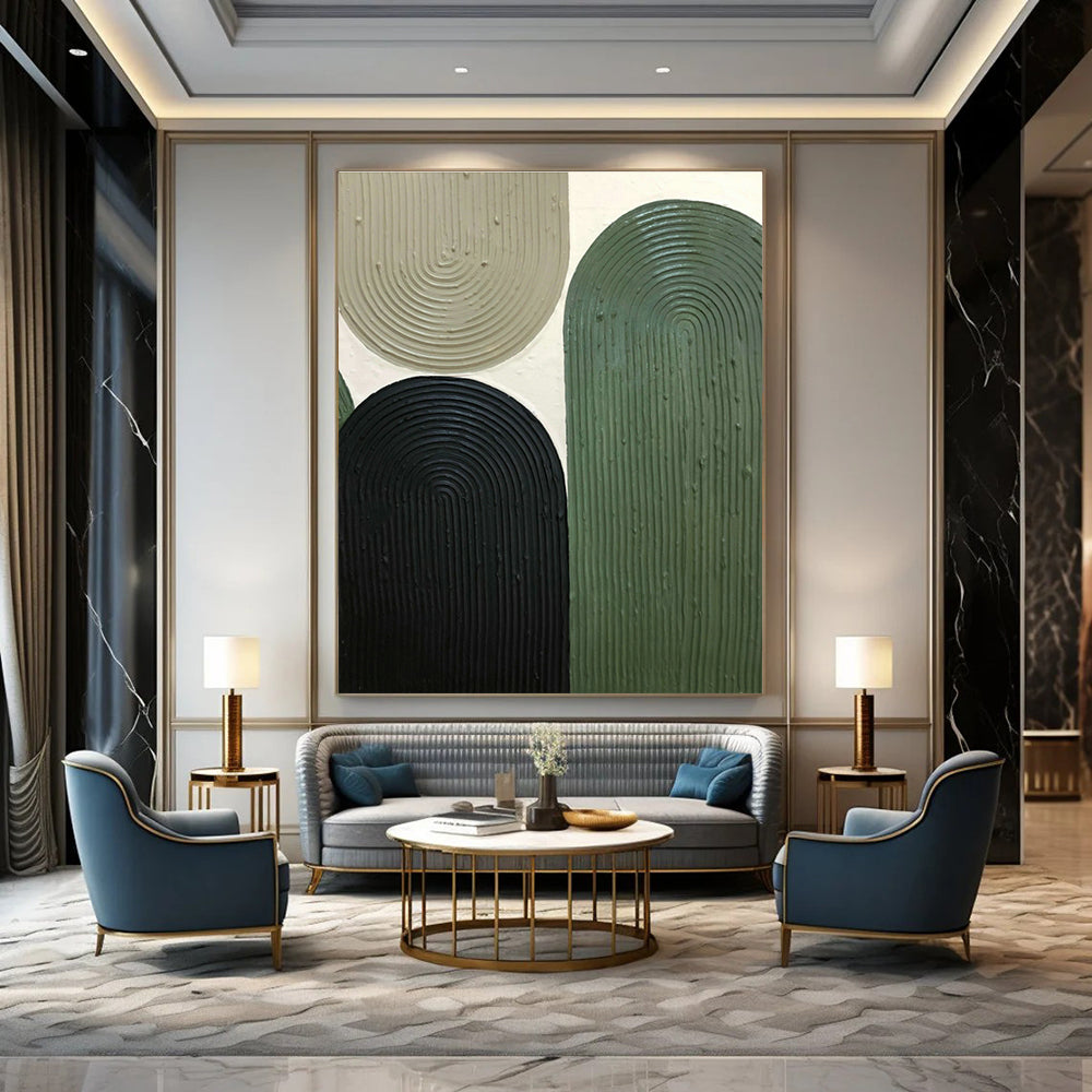 Custom Large Abstract Wall Art for Office & Hallway DLZ1174