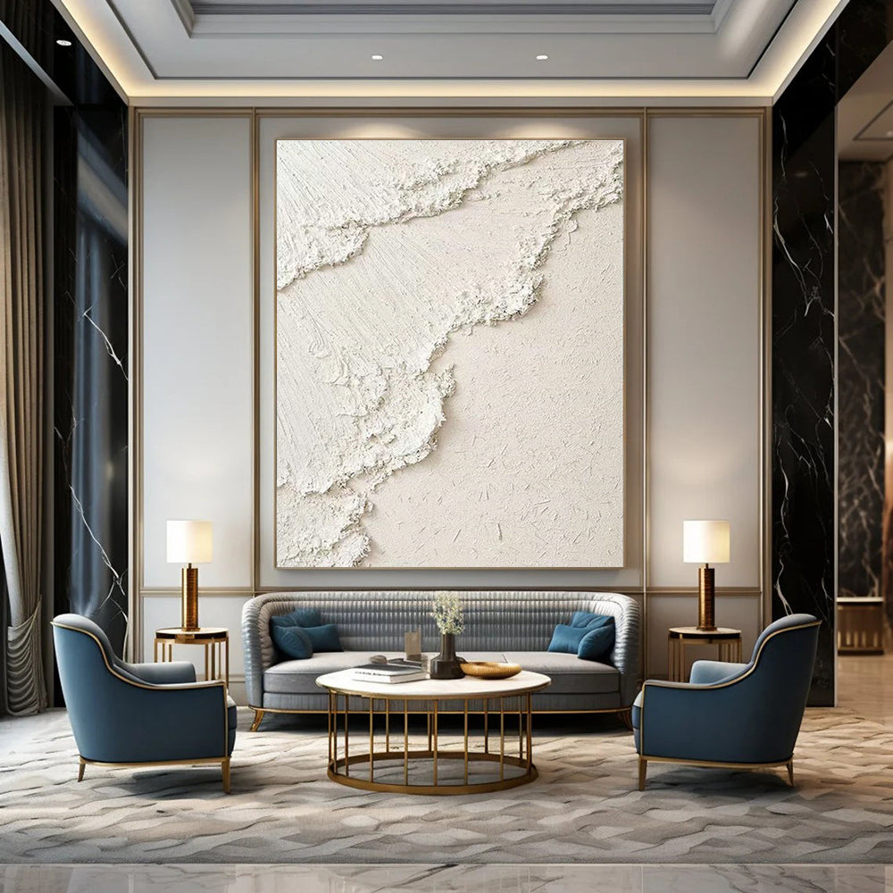 Vast Custom-Sized Hand Painted Abstract Artwork for Entryway & Cottage DLZ2192