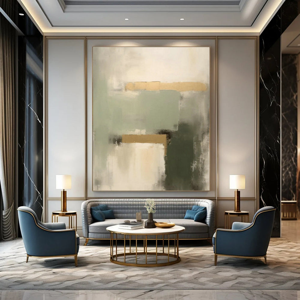 Oversized Abstract Paintings for Living Room Home Theaters & Office Copy Rooms DLZ0845