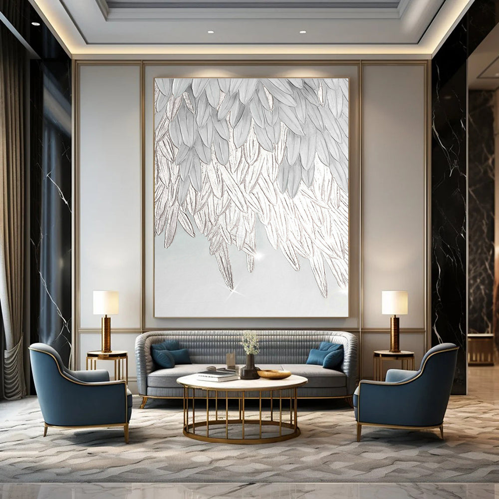 Extra - Large Custom Abstract Canvases for Dining Room Buffet Walls & Office Pantries DLZ0667