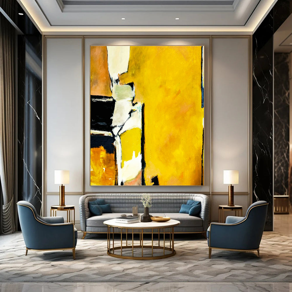 Gargantuan - Format Custom Abstract Painting for Entryway & Dining Room DLZ1108