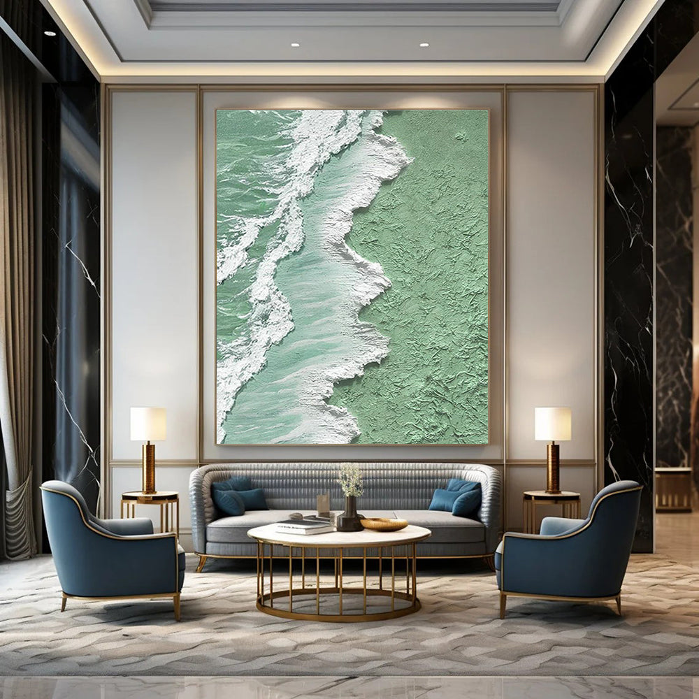 Tremendous Size Custom-Built Hand Painted Abstract Art for Cottages & Bedroom DLZ2205