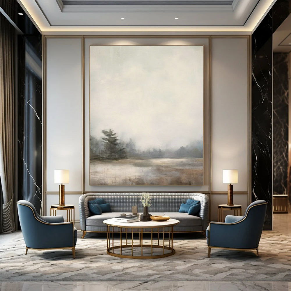 Extra - Vast Custom Abstract Paintings for Office Training Room Flip Charts & Bedroom Dressing Room Mirrors DLZ0721