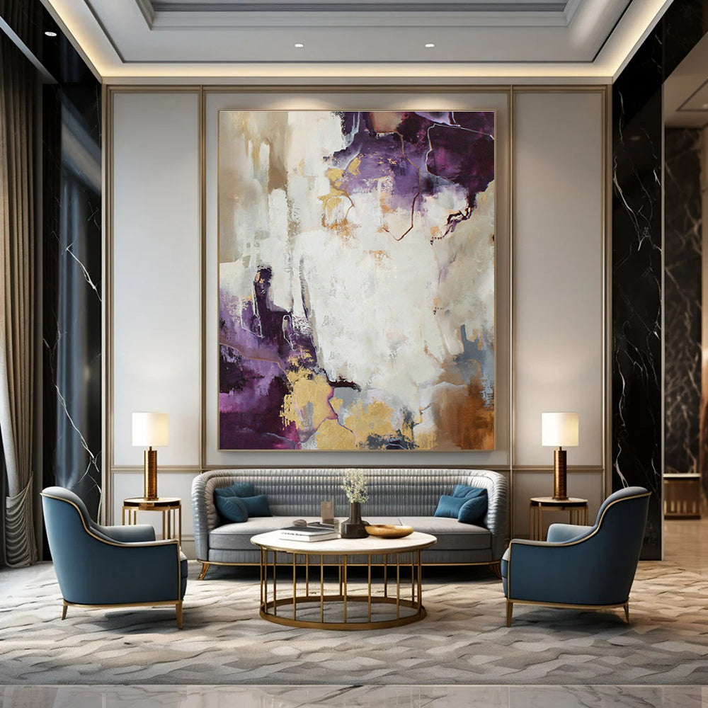 Gargantuan Custom Abstracts for Entryway Grandeur DLZ0398