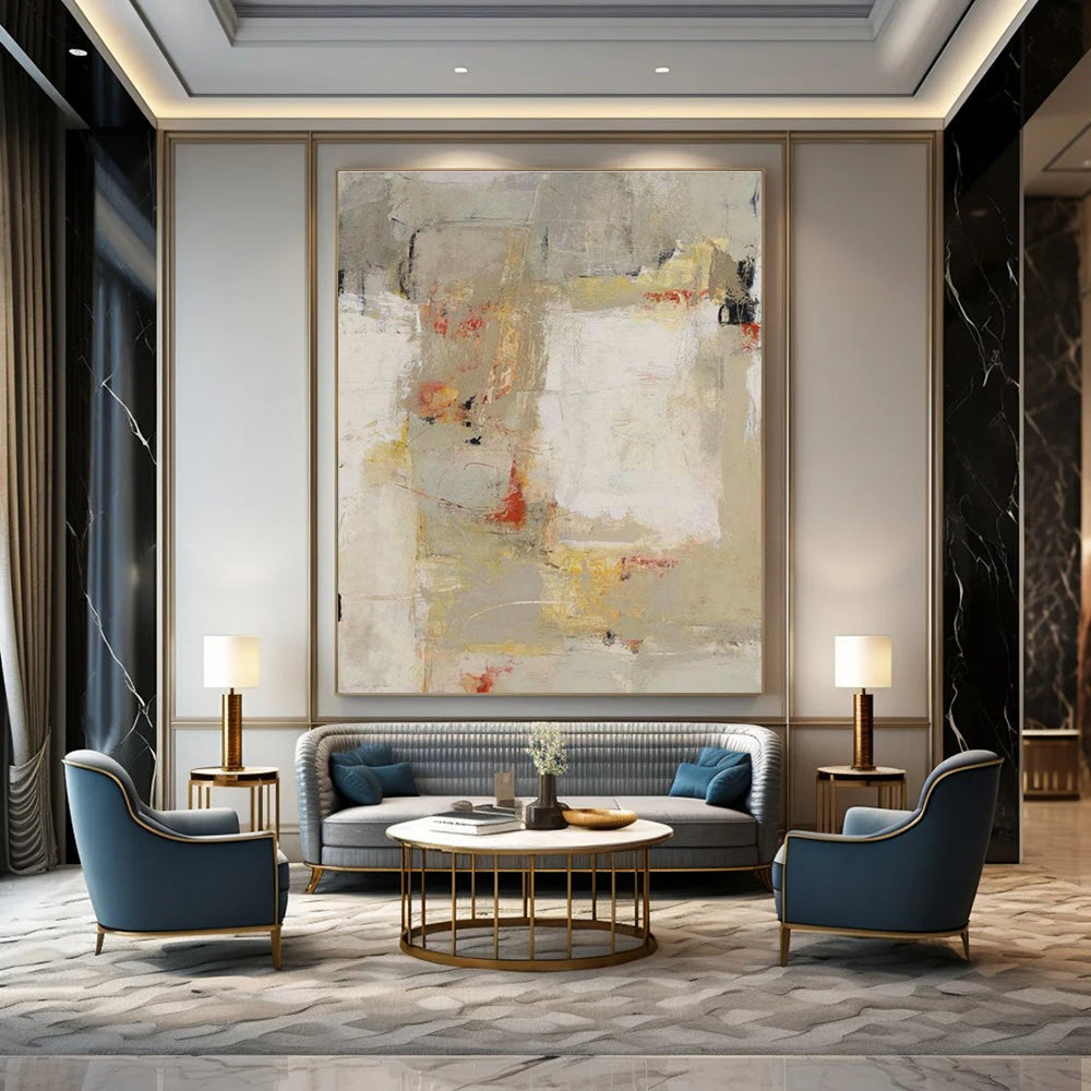 Ginormous Tailored Handmade Abstract Canvas Art for Entryway & Hallway DLZ2135